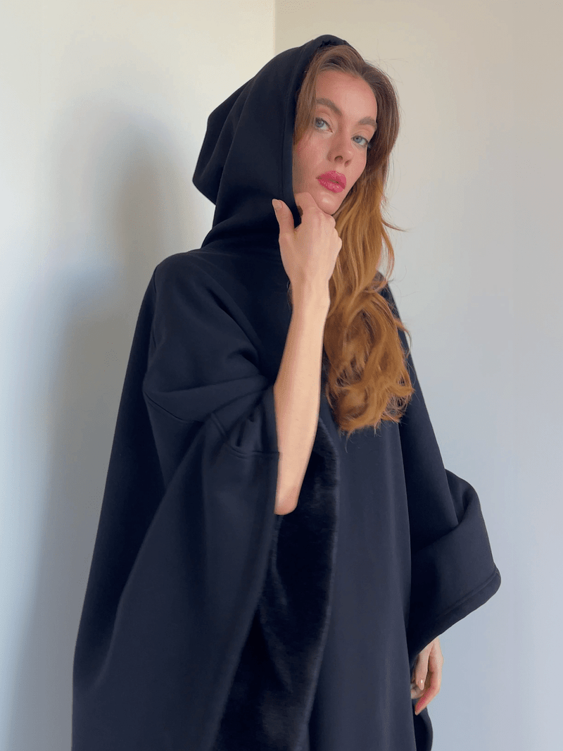 Harper poncho hoodie
