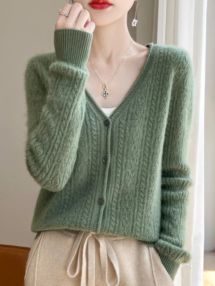 Elara Merino Cardigan