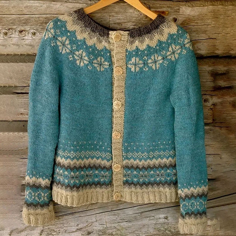 Nordic Haven Wool Cardigan