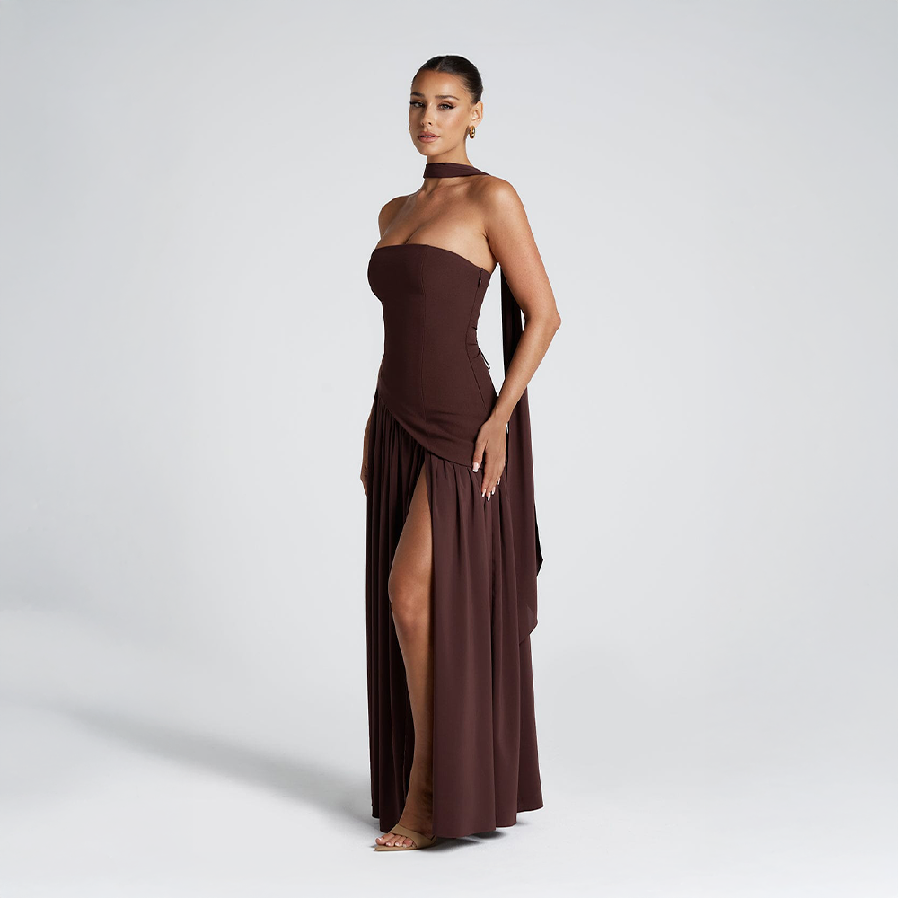 Aurelia Split Gown