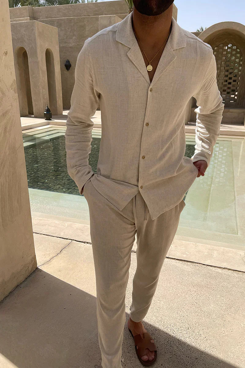 Sandy Linen Set