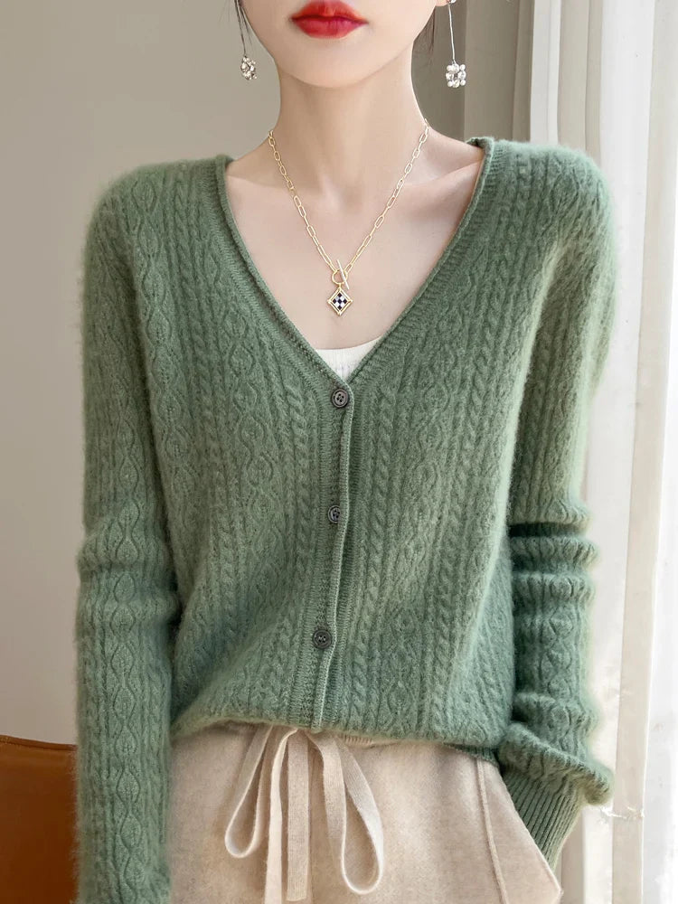 Elara Merino Cardigan