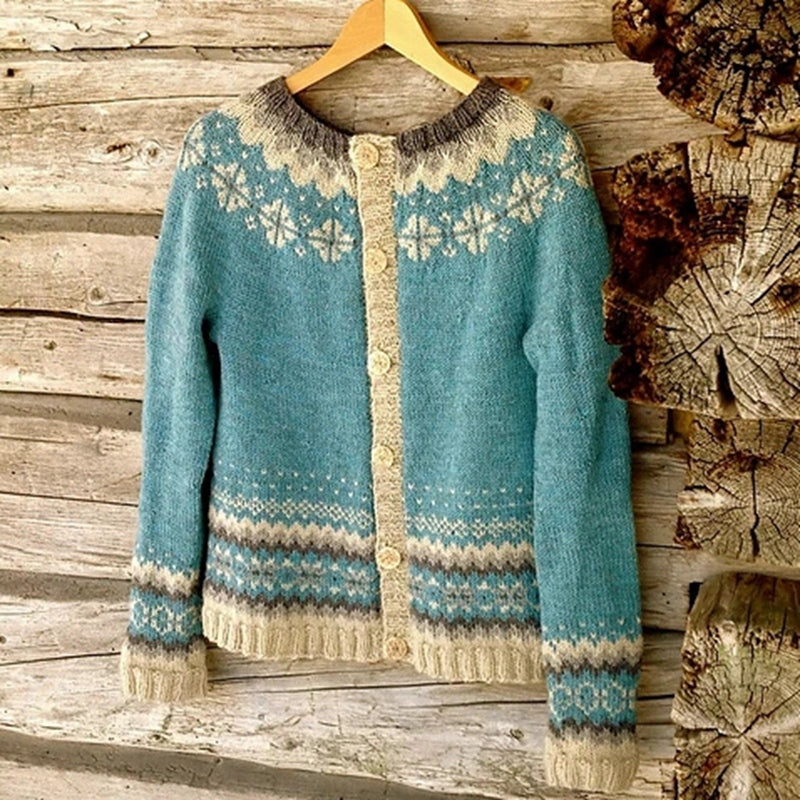 Nordic Haven Wool Cardigan