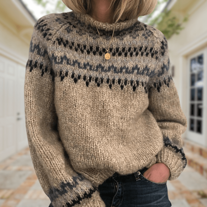 Nordic Embrace Wool Sweater