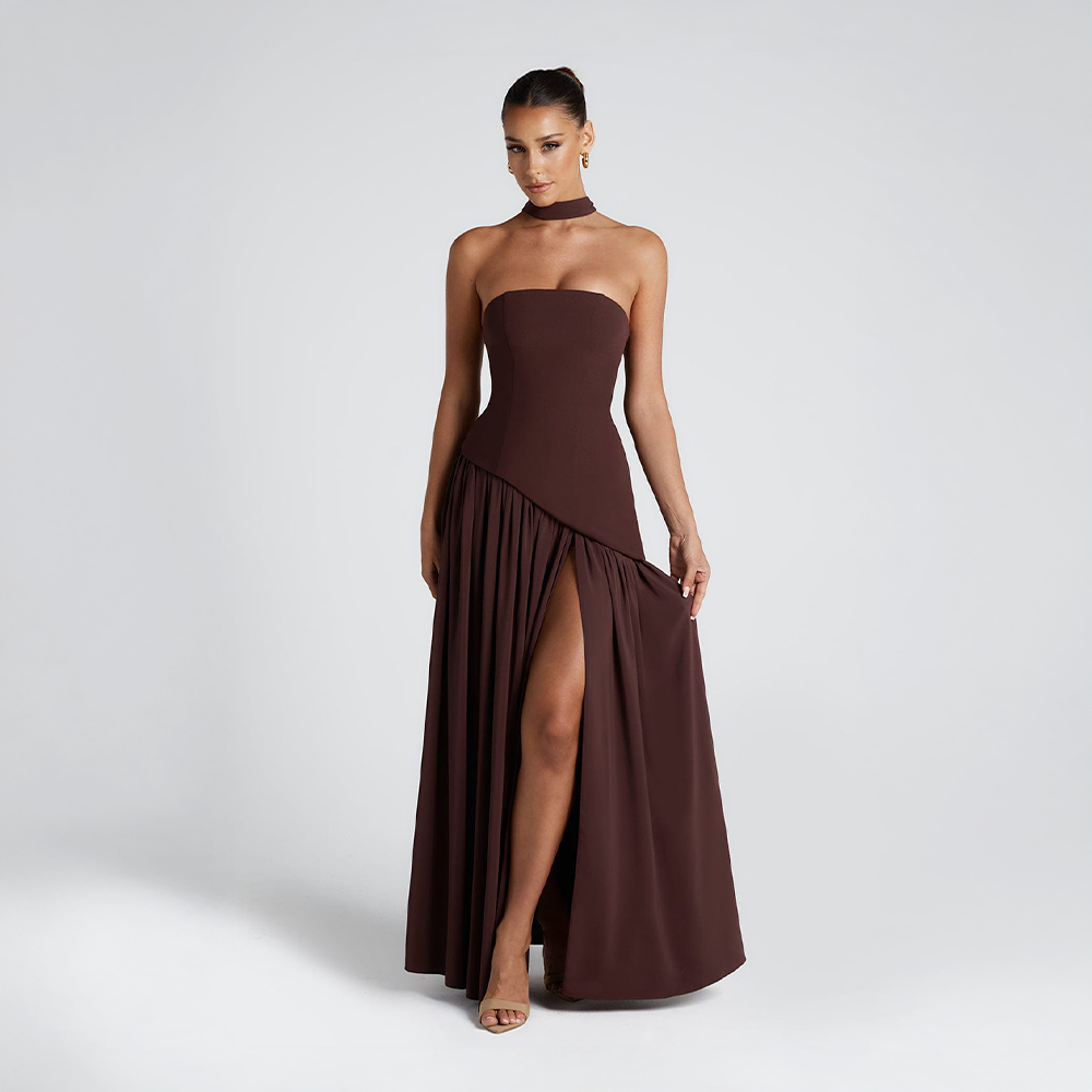 Aurelia Split Gown