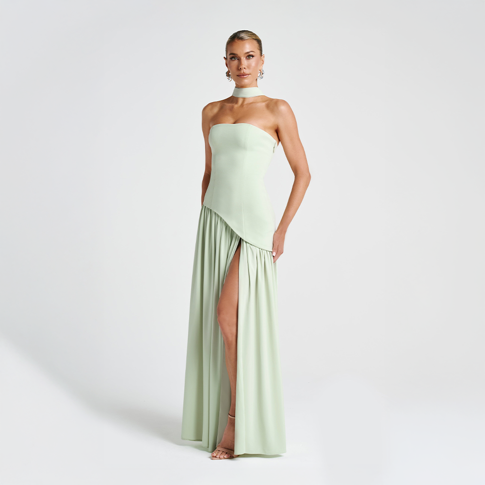 Aurelia Split Gown