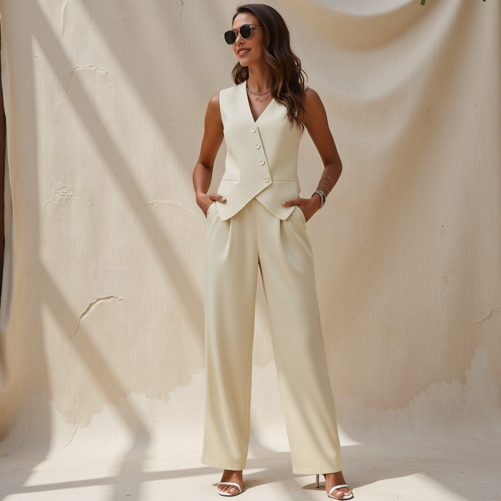 Cécila Solid Suit Set