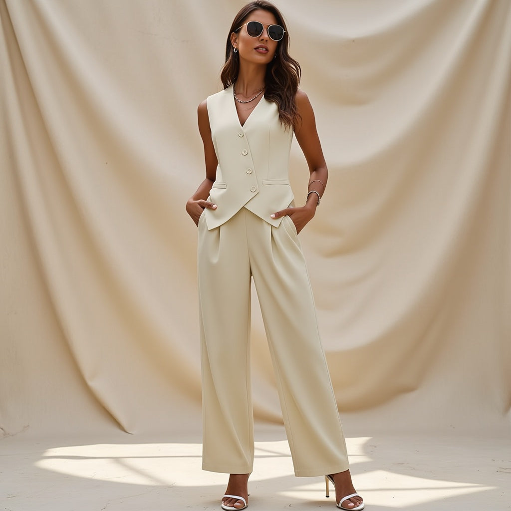 Cécila Solid Suit Set