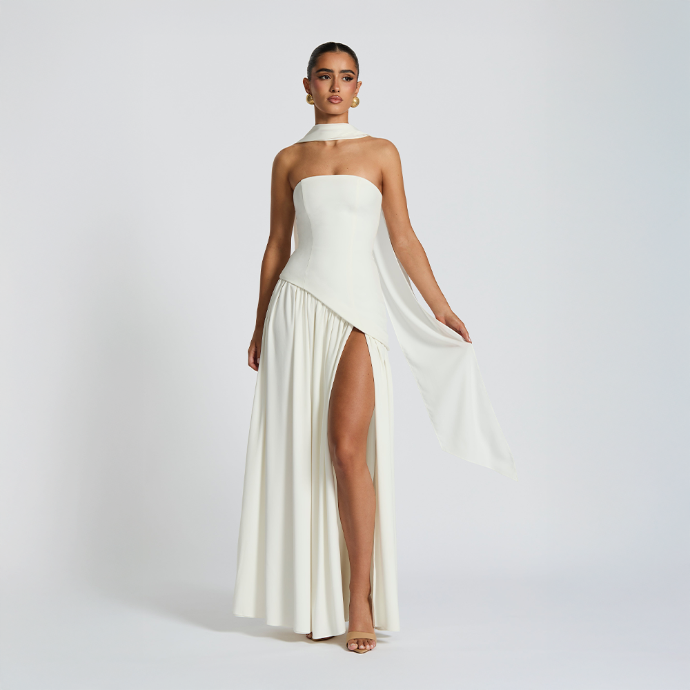Aurelia Split Gown